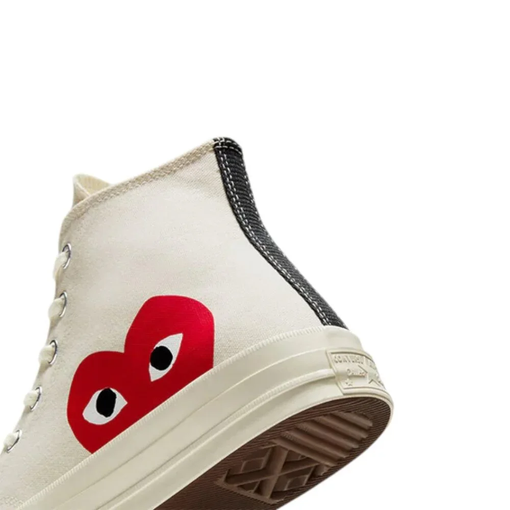😍 NEW Converse x Comme des Garçons PLAY Chuck 70 High Top - Picture 3 of 10